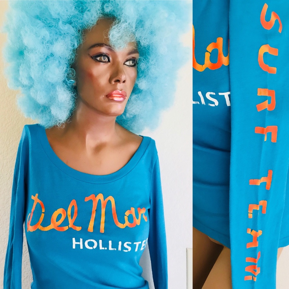 HOLLISTER California Vintage y2k DEL MAR SURF TEAM Top M